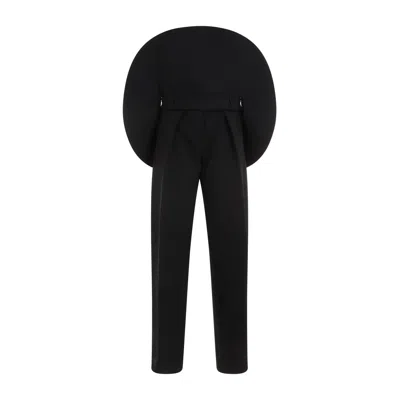 Jacquemus Black Round Pants For Women In Ss24 Collection