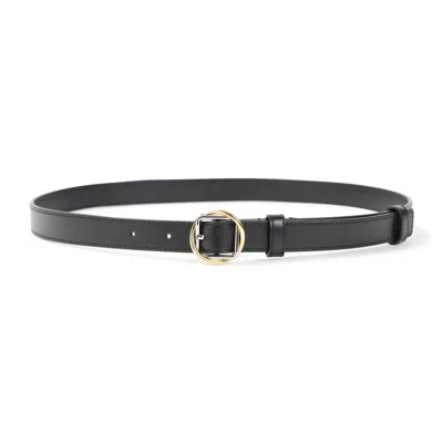 Jacquemus Black Salon Belt In Blue