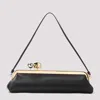 Jacquemus Rectangular Silhouette Clutch Bag With Top Handle In Black