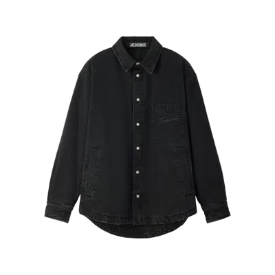 Jacquemus La Chemise Boulanger Shirt In Black
