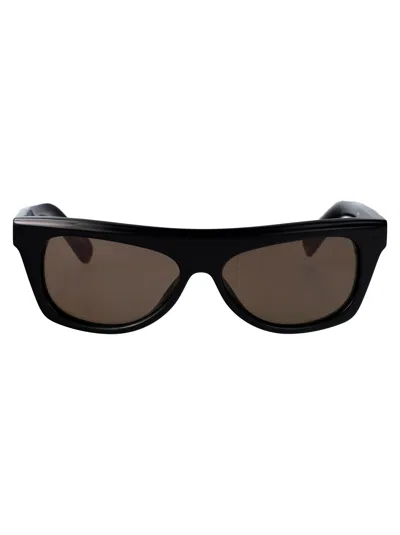 JACQUEMUS JACQUEMUS BLACK/ SILVER/ GREY ACETATE SUNGLASSES