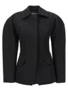 Jacquemus Black Les Sculptures 'la Veste Castagna' Blazer In Black