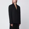 Jacquemus Black Single-breasted Wool Jacket In Black
