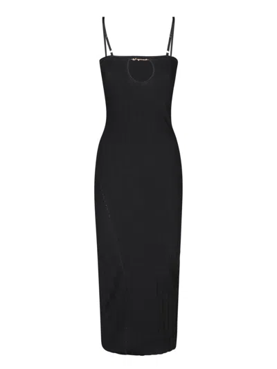 JACQUEMUS JACQUEMUS BLACK SLEEVELESS DRESS