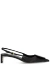 Jacquemus Black Lamb Leather Sandals In Multi