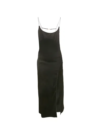 Pre-owned Jacquemus Black Slip Dress