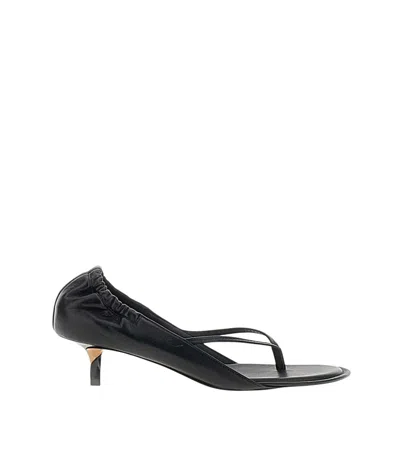 JACQUEMUS WOMEN BLACK SOLID HEELS, 8.5 LUXURY PUMPS & HEELS FOR WOMEN DARVEYS