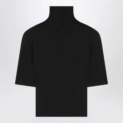JACQUEMUS JACQUEMUS  BLACK SPAGHETTI STRAP T-SHIRT