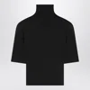 Jacquemus High-neck Cropped Top With Padded-shoulders In Multi