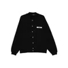 Jacquemus Le Cardigan Gros Grain In Black