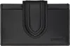 Jacquemus Black 'the Bambino' Card Holder In Black