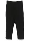 Jacquemus Tailored Black Trousers With Cropped Length In Black