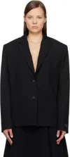 Jacquemus Black 'the Carrée' Blazer In Black