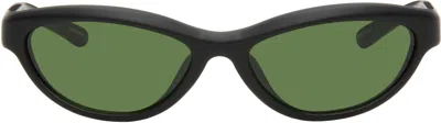 Jacquemus Black 'the Curvo' Sunglasses