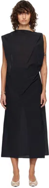 Jacquemus Women Black The Drap Dress, Xs Luxury Dresses For Women Darveys In Black