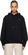 Jacquemus Black 'the Embroidered Sweatshirt' Hoodie In 990 Black