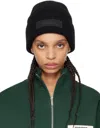 Jacquemus Le Bonnet Gros Grain Alpaca-blend Beanie In 990 Black