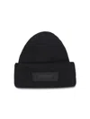 Jacquemus Black The Gros Grain Logo Beanie In Black