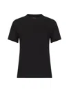Jacquemus Womens Black Le T-shirt Grosgrain-logo Cotton-jersey T-shirt In Black