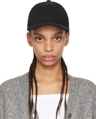 Jacquemus Black 'the ' Cap In 990 Black