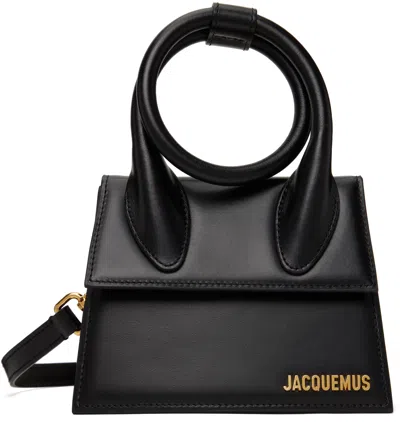 Jacquemus Black 'the Knot Chiquito' Bag In 990 Black