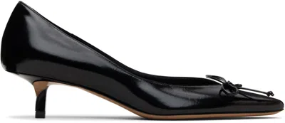 JACQUEMUS BLACK 'THE LOW TOURNI' HEELS
