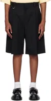 Jacquemus Tailored Bermuda Shorts In Wool In 990 Black