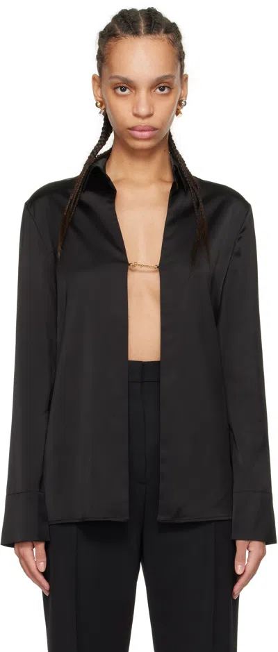 Jacquemus Black 'the Notte' Shirt In 990 Black