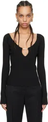 Jacquemus Le Haut Pralu Top In 990 Black
