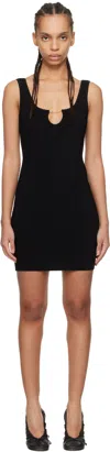 Jacquemus Black 'the Sierra' Minidress In 990 Black