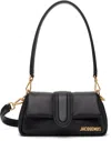 Jacquemus Womens Black Le Petit Bambino Puffy Leather Shoulder Bag