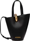 Jacquemus Black 'the Small Bambola' Tote In 990 Black