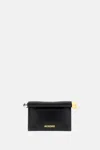 Jacquemus Black The Small Rond Carr Clutch
