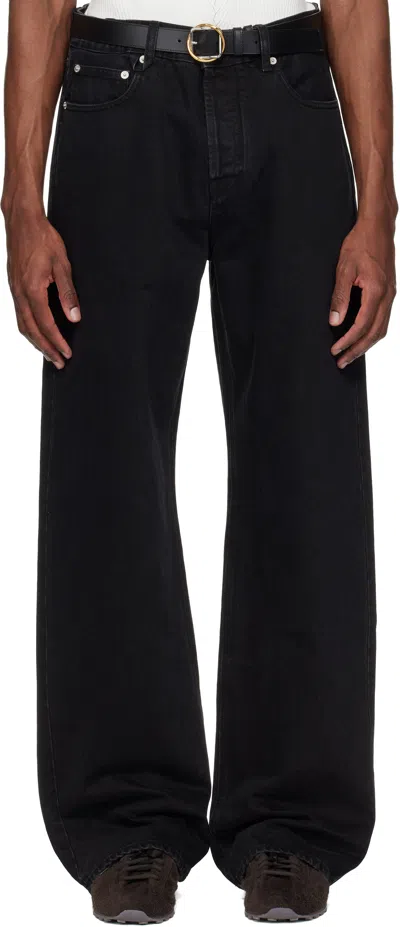 Jacquemus Black 'the Straight De-nîmes Denim' Jeans