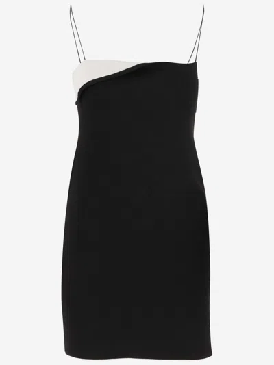 Jacquemus Black Thin Shoulder Straps Dress