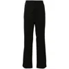 Jacquemus Luxurious Virgin Wool Trousers In Black