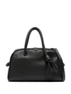 Jacquemus Le Petit Turismo Leather Top Handle Bag In Black