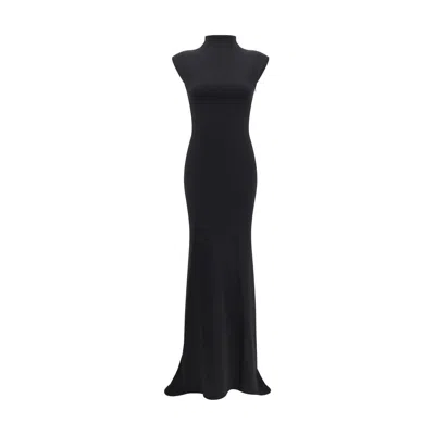Jacquemus Women Black Long Alba Dress