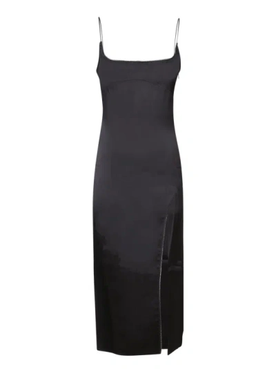 Jacquemus Black Viscose Dress