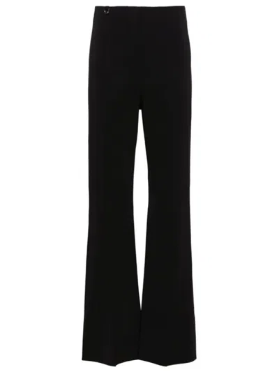 JACQUEMUS BLACK WIDE LEG PANT