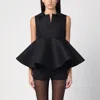 Jacquemus Le Haut Spalla Top In Black