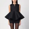 Jacquemus Le Haut Spalla Top In Black
