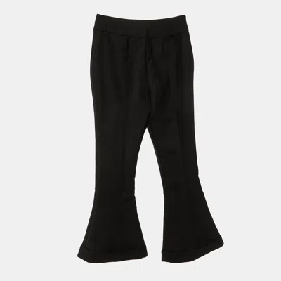 Pre-owned Jacquemus Black Wool Flared Trousers S