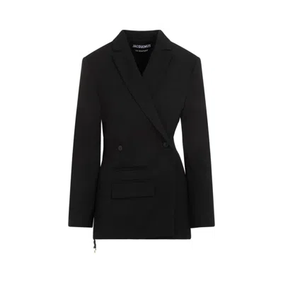 Jacquemus La Veste Tibau In Black