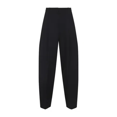 JACQUEMUS BLACK WOOL PANTS