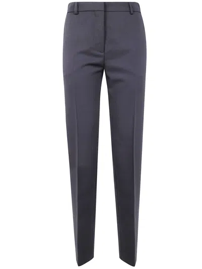 Jacquemus Black Wool Trousers In Blue