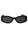 Jacquemus Ovalo Sunglasses In Black