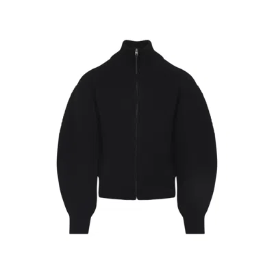 Jacquemus Le Zippe Cardigan In Black