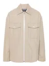 Jacquemus Mountain Jacket With Buttoned Cuffs And Pockets In Beis