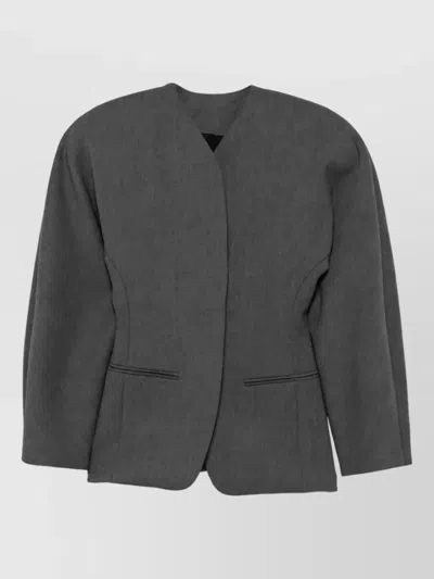 Jacquemus Blazer In Gray